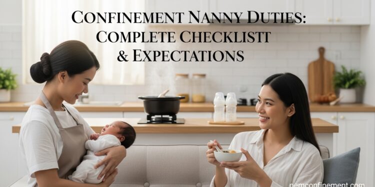 Confinement Nanny Duties: Complete Checklist & Expectations