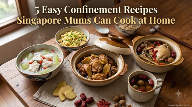 5 Easy Confinement Recipes Singapore Mums Can Cook at Home